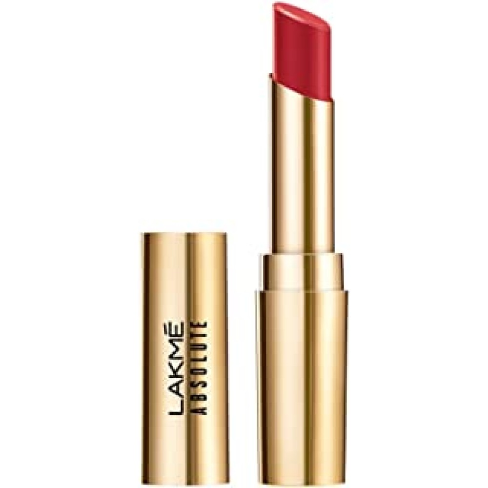 Lakme Absolute Matte Ultimate Lip Color with Argan Oil, Rouge Splash, 3.4 g
