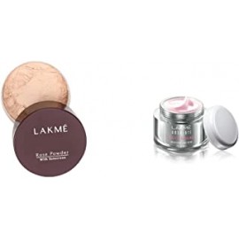Lakme © Rose Face Powder, Soft Pink, 40g And Absolute Perfect Radiance Skin Brightening Day Creme, Light, 50g