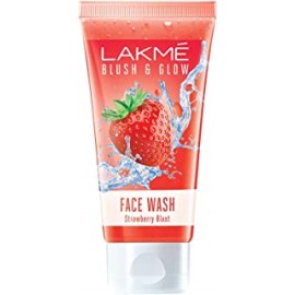 LAKMÉ Blush & Glow Strawberry Freshness Gel Face Wash with Strawberry Extracts, 50g