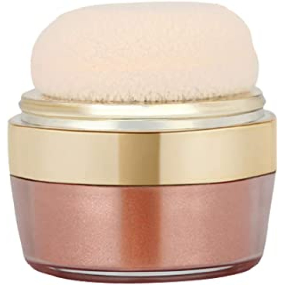 Lakme Sheer Blusher & Highlighter, Sun Kissed, Loose Powder Shimmer Highlighter for Face Makeup - Illuminating Powder for Glowing Cheeks, 4 g