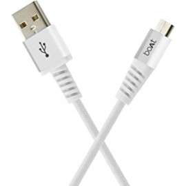 boAt Rugged V3 Braided Micro USB Cable (Pearl White)