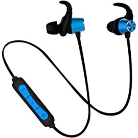 PTron Sparkpro in-Ear Wireless Bluetooth Headphones with Mic - (Blue and Black)