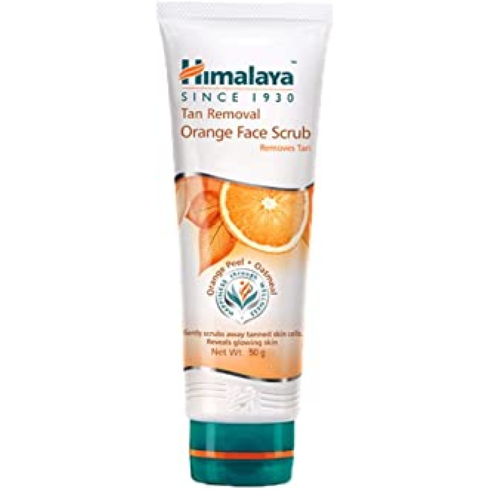 Himalaya Tan Removal Orange Face Scrub, 50g
