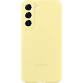 Samsung Original Galaxy S22 5G Silicone Cover, Yellow