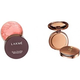 Lakme © Rose Face Powder, Warm Pink, 40g And Lakme © 9 to 5 Flawless Matte Complexion Compact, Melon, 8g