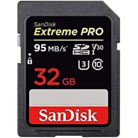SanDisk Extreme Pro SDHC, SDXXG 32GB, U3, C10, V30, UHS-I,4K, 95MB/s R, 90MB/s W