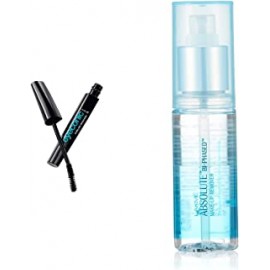 Lakme Eyeconic Lash Curling Mascara, Black, 9ml and Lakme Absolute Bi Phased Makeup Remover, 60ml