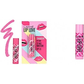 Lakmé Lip Love Chapstick, Strawberry, 4.5g & Lakmé Lip Love Chapstick, Insta Pink, 4.5g
