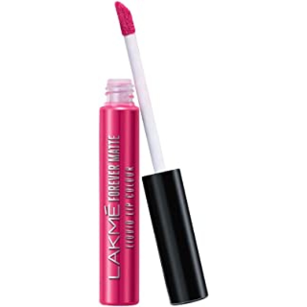 LAKMÉ Forever Matte Liquid Lip Colour, Pink Prom, 5.6ml
