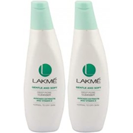Lakmé Gentle and Soft Deep Pore Cleanser, 60ml (Pack of 2)