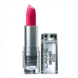 LAKMÉ Enrich Matte Lipstick Shade PM15, Long Lasting, Moisturizing Matte Lip Colour with Vitamin E - Non Drying, Creamy Matte Bullet Lipstick, Matte Finish, 4.7g