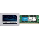Crucial MX500 1TB SATA 6.35 cm (2.5-inch) 7mm Internal SSD (CT1000MX500SSD1) & RAM 8GB DDR4 3200MHz CL22 (or 2933MHz or 2666MHz) Laptop Memory CT8G4SFRA32A