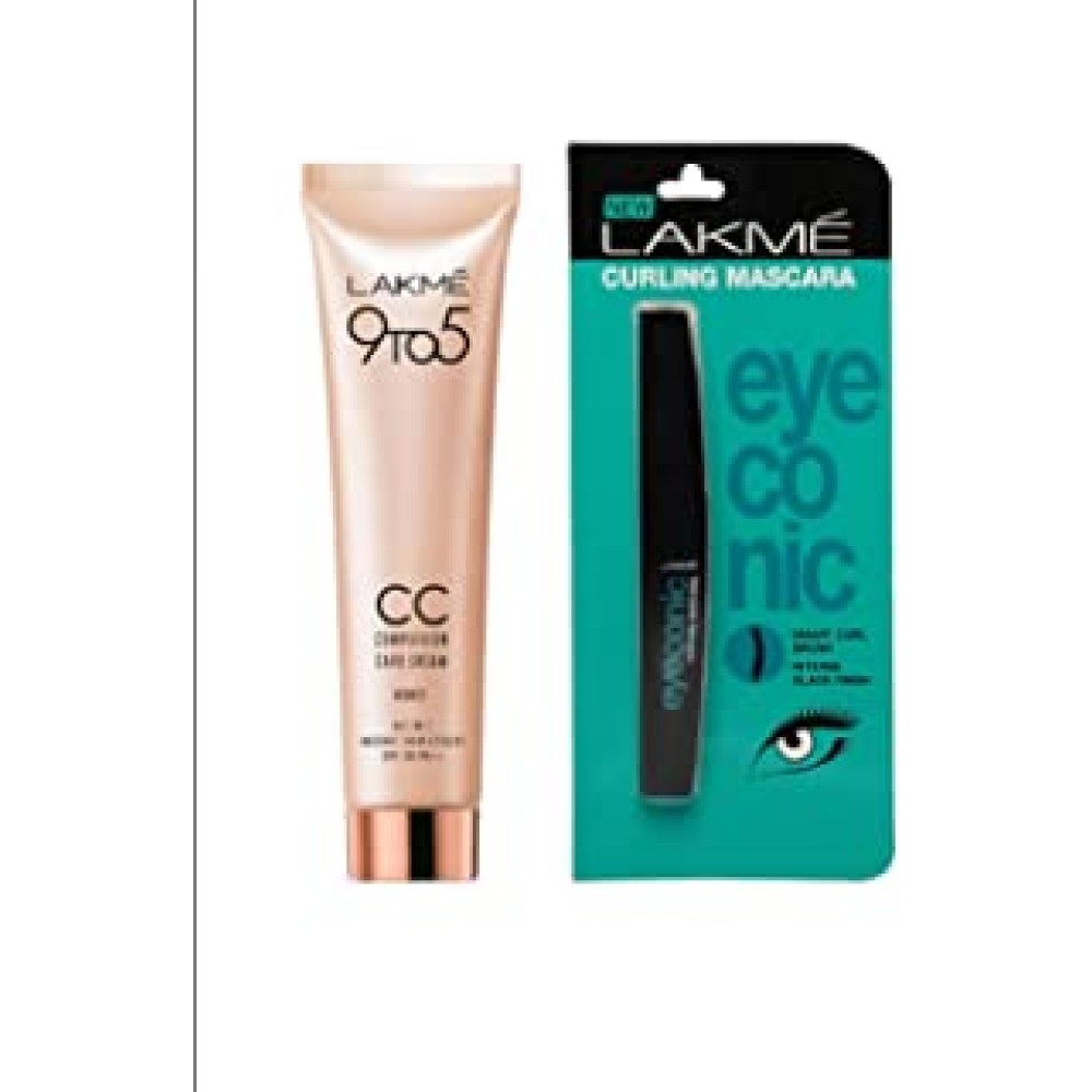 Lakme Women Makeup Kit Curling Mascara & Complexion Care Cream