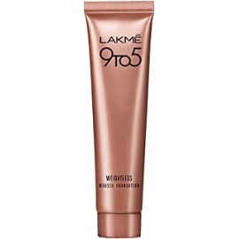 LAKMÉ 9 to 5 Weightless Mousse Foundation, Rose Ivory, 6g Matte Finish