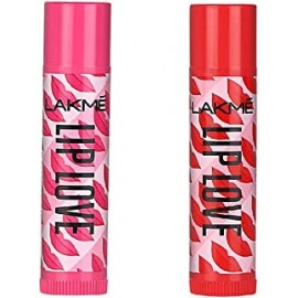 LAKMÉ Lip Love Chapstick Cherry 4.5 g + LAKMÉ Lip Love Chapstick Strawberry 4.5 g