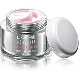 LAKMÉ Absolute Perfect Radiance Brightening Light Day Cream, 50g SPF 20 PA++ Daily Illuminating Face Moisturizer for Glowing Skin Ultra Lighweight