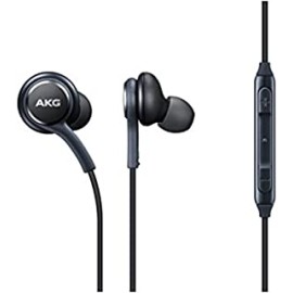 Samsung Wired In Ear Earphones With Mic Corded Tuned By Akg (Galaxy S8 And S8+ Inbox Replacement), Grey