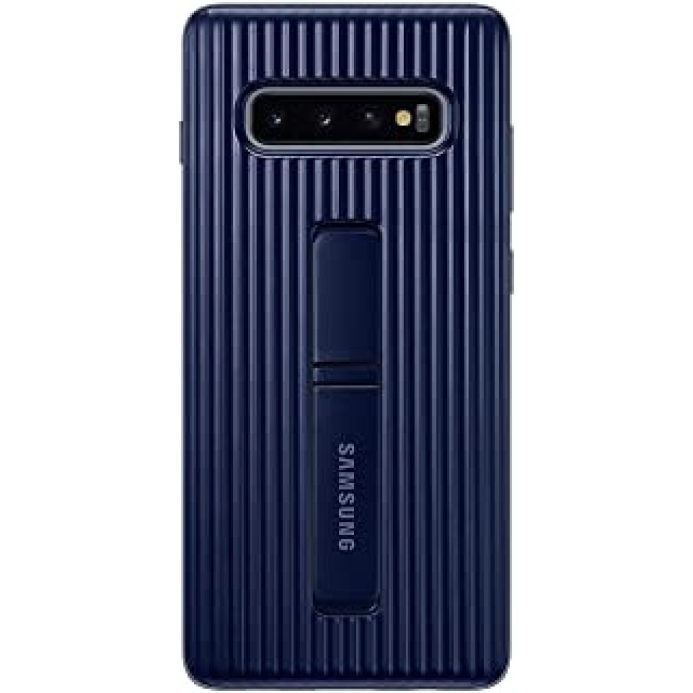 Samsung Galaxy S10+ Rugged Protective Case with Kickstand, Blue (EF-RG975CBEGUS)