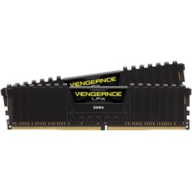 Corsair Vengeance LPX 16GB (2 X 8GB) DDR4 3600 (PC4-28800) C18 1.35V Desktop Memory - Black