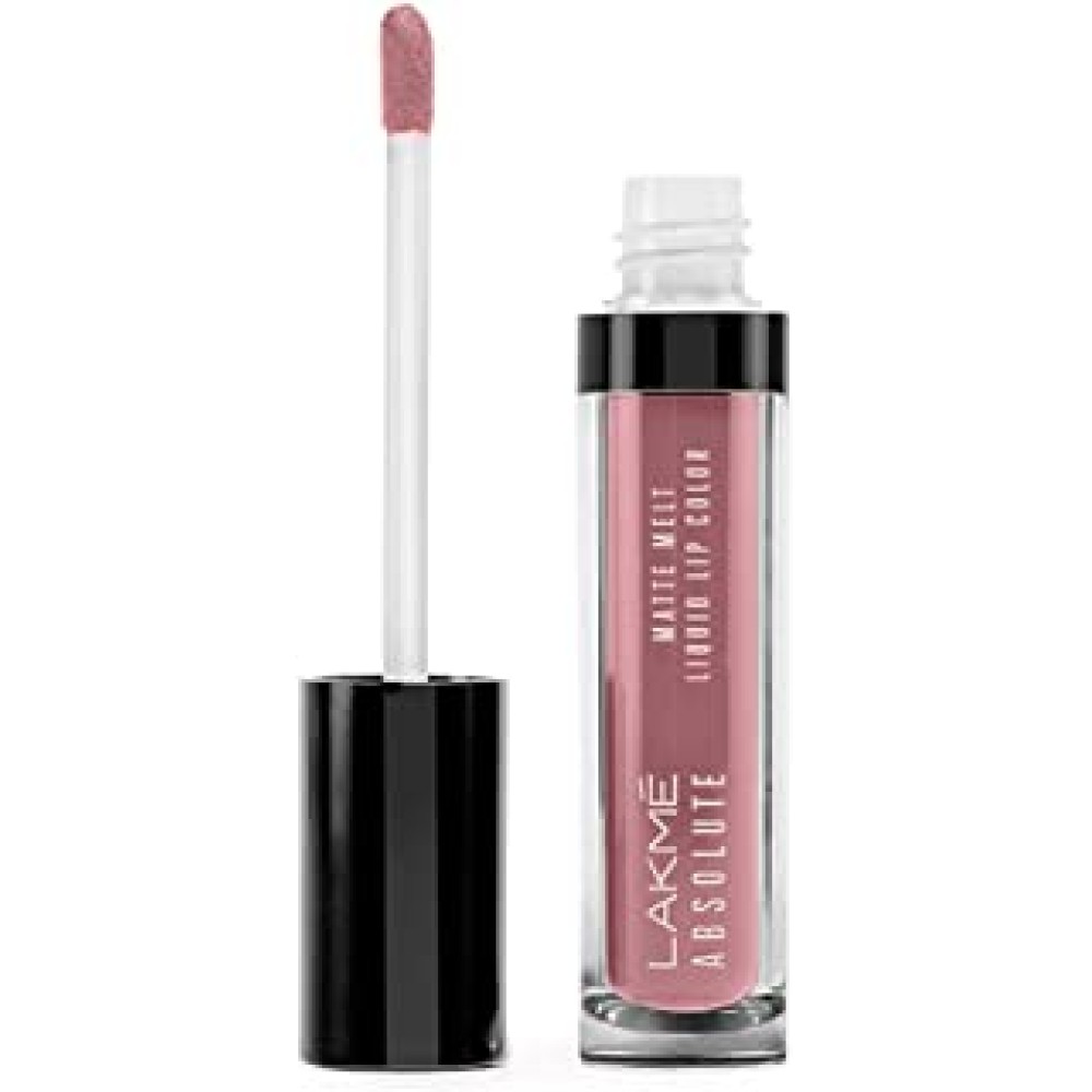 Lakme Absolute Matte Melt Liquid Lip Color, Mild Mauve, 6ml