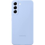Samsung Galaxy S22+ Silicone Cover, Protective Phone Case, Soft, Sleek Protection, Slim Design, Matte Finish, US Version, Sky Blue,EF-PS906TLEGUS