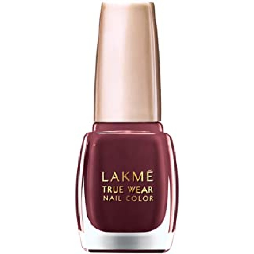 Lakmé True Wear Nail Color, Reds and Maroons 401, 9 ml