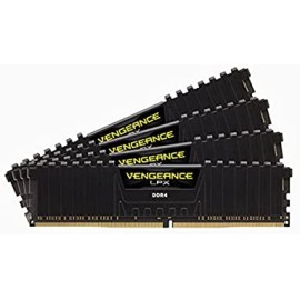 CORSAIR Vengeance LPX 32GB (4x8GB) DDR4 3600 (PC4-28800) C16 1.35V Desktop Memory - Black