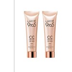 Lakmé 100% Original 9to5 CC Complexion Care Face Cream(For Fair Skin Tone) -Pack of 02 Foundation (Beige, 60 g)