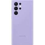 Samsung Silicone Cover, Protective Phone Case for Galaxy S22 Ultra, Soft, Sleek Protection, Slim Design, Matte Finish, US Version, Lavender