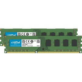 Crucial 16GB Kit (8GBx2) DDR3L 1600 MT/s (PC3L-12800) Unbuffered UDIMM Memory CT2K102464BD160B
