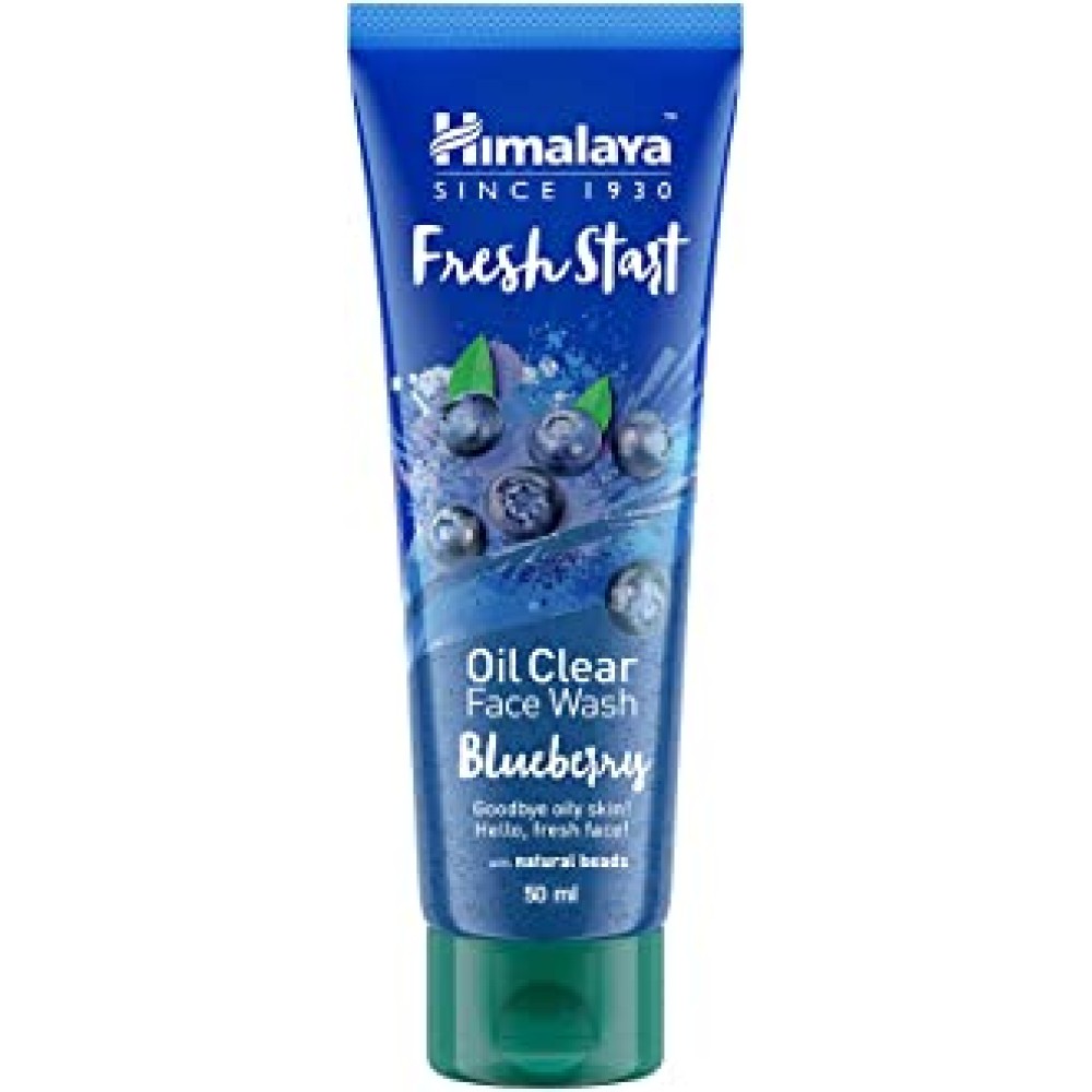 Himalaya Fresh Start Oil Clear Face Wash, Blueberry, 50ml