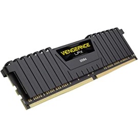 Corsair Vengeance LPX 8GB (1x8GB) DDR4 3600 (PC4-28800) C18 Optimized for AMD Ryzen - Black