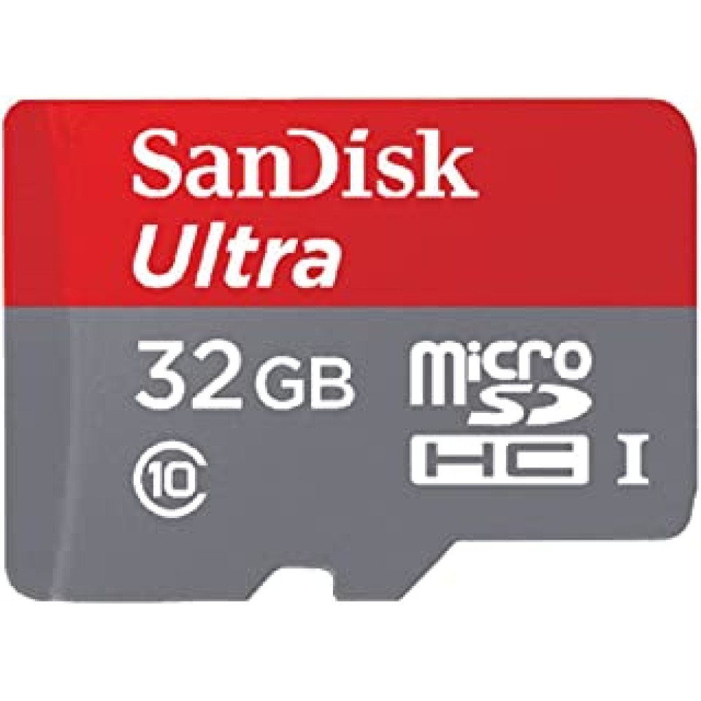 SanDisk Ultra 32 GB Class 10 microSDHC UHS-I Card with Adapter (SDSDQUAN-032G-G4A)