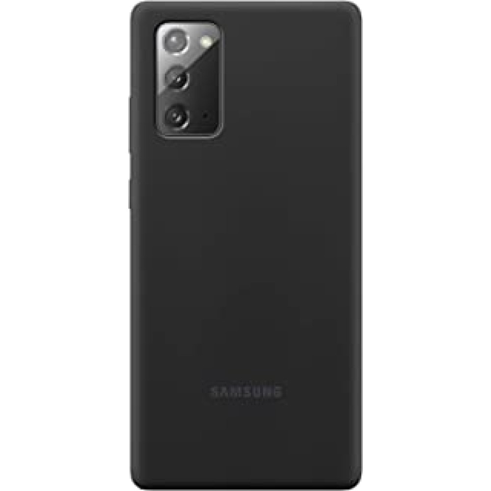 SAMSUNG Galaxy Note 20Ãƒâ€šÂ  Case, Silicone Back Protective Cover - Black (US Version ) (EF-PN980TBEGUS)