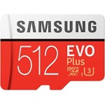 Samsung Memory MB-MC512GAEU 512 GB EVO Plus Micro SD Card with Adapter