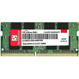 Simmtronics 4GB DDR4 Laptop RAM 2133 MHz (PC 17000) with 3 Year Warranty