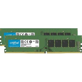 Crucial 64GB Kit (32GBx2) DDR4 3200 MT/S CL22 DIMM 288-Pin Memory - CT2K32G4SFD832A
