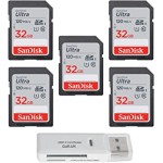 SanDisk 32GB Ultra SDHC UHS-I Class 10 Memory Card 120MB/s U1, Full HD, SD