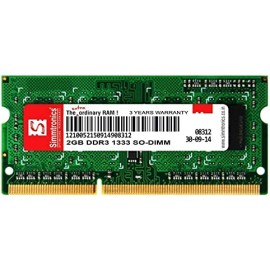 Simmtronics 2 Gb DDR3 Laptop RAM 10600 MHz (PC 1333) with 3 Year Warranty