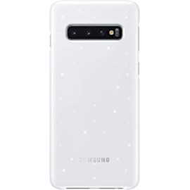 Samsung Galaxy S10 LED Back Case, White (EF-KG973CWEGUS)