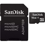 SanDisk 16GB Mobile MicroSDHC Class 4 Flash Memory Card With Adapter- SDSDQM-016G-B35A