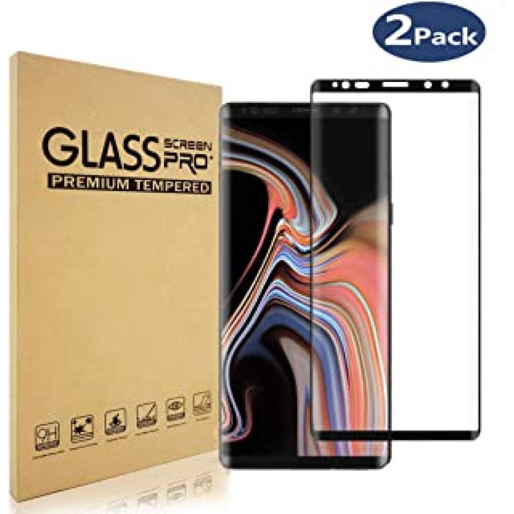 Samsung Galaxy Note 9 Screen Protector, [HD Clear][9H Hardness][Anti-Bubble] Tempered Glass Screen Protector Compatible with Samsung Galaxy Note 9 [2-Pack]