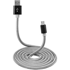 PTron Falcon Micro USB Cable 1.5A Fast Charging Cable 1 Meter Long USB Cable - (Black)