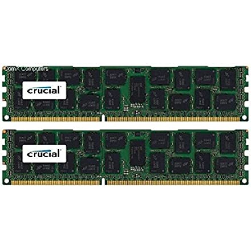 Crucial 32GB Kit (16GBx2) CT2K16G3ERSLD4160B 240-pin DIMM DDR3 PC3-10600 Memory Module