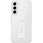 Samsung Electronics Galaxy S22 Protective Standing Cover, High Protection Phone Case, 2 Detachable Kickstands, 2 Viewing Angles, US Version, White, (EF-RS901CWEGUS)