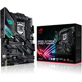 ASUS ROG Strix Z490-F Gaming LGA 1200 DDR4 (4600 O.C.) ATX Motherboard with Dedicated Fan Bracket 2X M.2 Slot 2.5Gb Ethernet and AI Cooling Overclocking