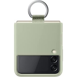 Samsung Original Flip 3 Silicone Cover with Ring (Olive Green)