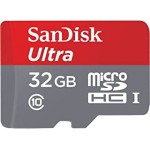 SanDisk Ultra 32GB UHS-I Class 10-Micro SD Memory Card (SDSQUNC-032G-GN3MN)