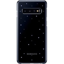 Samsung Plastic Case for Samsung Galaxy S10 LED Back, Black (EF-KG973CBEGUS)
