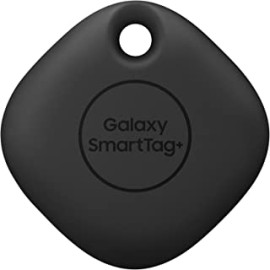 Samsung Galaxy SmartTag+ Plus, 1 Pack, Bluetooth Smart Home Accessory, Attachment to Locate Lost Items, Pair with Phones Android 11 or Higher (Black)